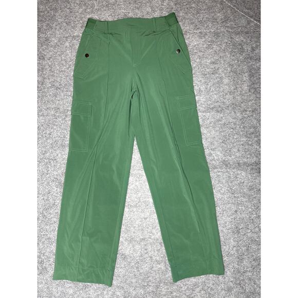 Athleta Vienna Cargo Pants Vineyard Green Lightweight Women Size 4 - Picture 3 of 10